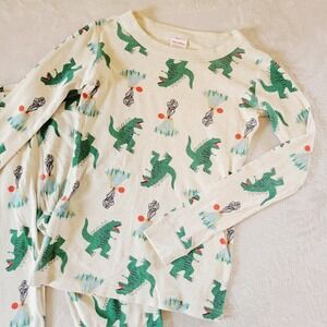 Hanna Andersson 2 Piece Godzilla Dinosaur Pajamas Sz 10 Organic Cotton Boys